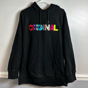 Vandal-A Industries Black Embroidered Hoodie Size XL